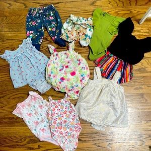 Bundle of 3-6 month baby girl clothes